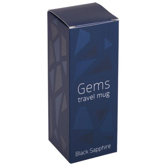 Термокружка Gems Black Sapphire, черный сапфир