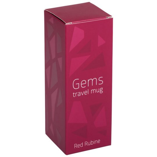 Термокружка Gems Red Rubine, красный рубин