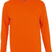 Футболка мужская с длинным рукавом MONARCH 150 оранжевая, размер L