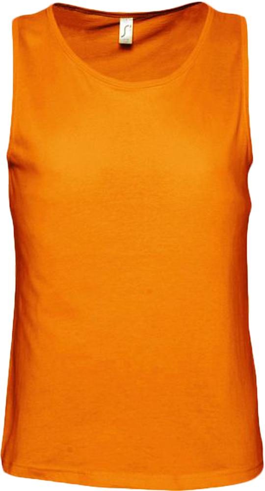 Майка мужская JUSTIN 150 оранжевая, размер S