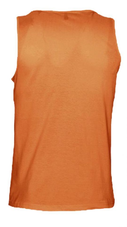 Майка мужская JUSTIN 150 оранжевая, размер XL