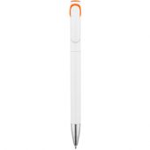 Ручка шариковая “Локи”, белый/оранжевый, арт. 005122603