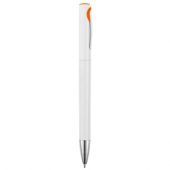 Ручка шариковая “Локи”, белый/оранжевый, арт. 005122603
