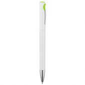 Ручка шариковая “Локи”, белый/зеленое яблоко, арт. 005122503
