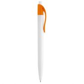 Ручка шариковая “Какаду”, белый/оранжевый, арт. 005014003