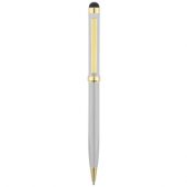 Ручка шариковая “Голд Сойер” со стилусом, серебристый, арт. 005125003