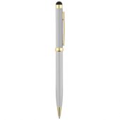 Ручка шариковая “Голд Сойер” со стилусом, серебристый, арт. 005125003