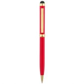 Ручка шариковая “Голд Сойер” со стилусом, красный, арт. 005124903