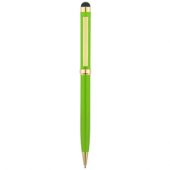 Ручка шариковая “Голд Сойер” со стилусом, зеленое яблоко, арт. 005124803