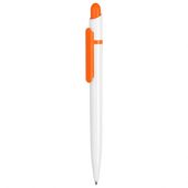 Ручка шариковая “Этюд”, белый/оранжевый, арт. 005477203