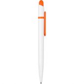 Ручка шариковая “Этюд”, белый/оранжевый, арт. 005477203