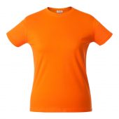 Футболка женская HEAVY LADY оранжевая, размер M