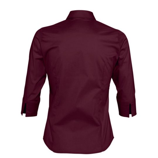 Рубашка женская с рукавом 3/4 EFFECT 140 бордовая, размер L