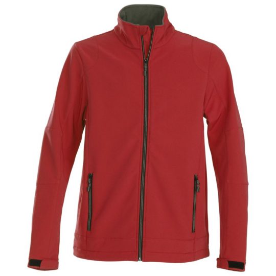 Куртка софтшелл TRIAL красная, размер 3XL