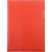Папка- уголок, для формата А4 (220х305 мм), плотность 180 мкм, красная, арт. 005592303