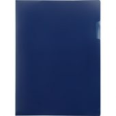Папка- уголок, для формата А4 (220х305 мм), плотность 180 мкм, синяя, арт. 005592403