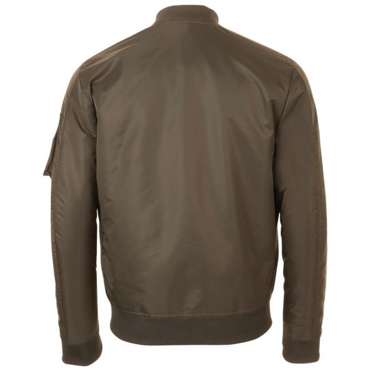 Куртка бомбер унисекс REBEL коричневая, размер L