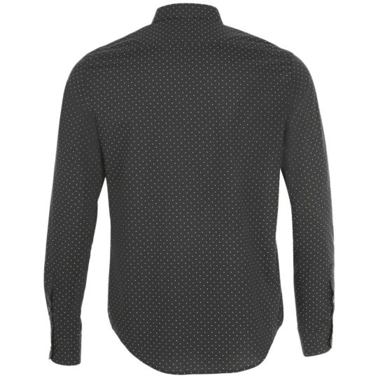 Рубашка мужская BECKER MEN, темно-серая с белым, размер 3XL
