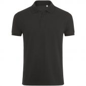 Рубашка поло мужская PHOENIX MEN черный меланж, размер 3XL