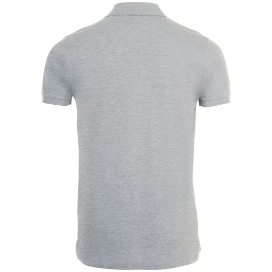 Рубашка поло мужская PHOENIX MEN серый меланж, размер M