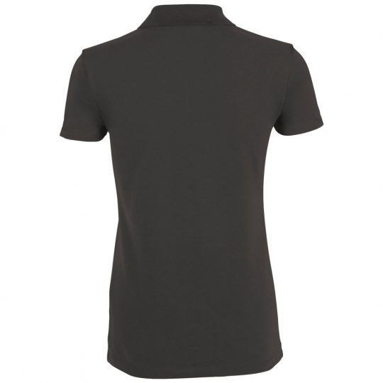Рубашка поло женская PHOENIX WOMEN черный меланж, размер L