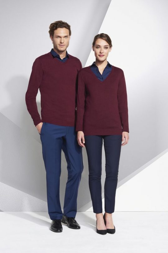 Пуловер мужской GLORY MEN бордовый, размер S