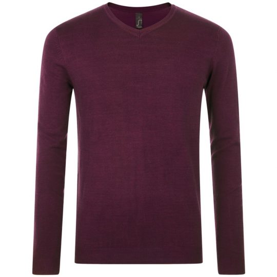 Пуловер мужской GLORY MEN бордовый, размер 3XL
