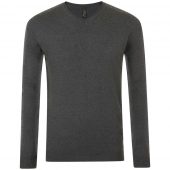 Пуловер мужской GLORY MEN черный меланж, размер M