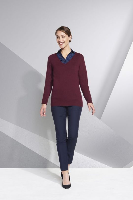 Пуловер женский GLORY WOMEN бордовый, размер M