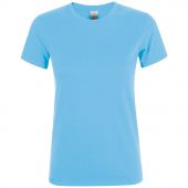 Футболка женская REGENT WOMEN голубая, размер XL