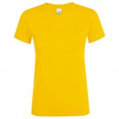 Футболка женская REGENT WOMEN желтая, размер XL