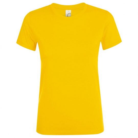 Футболка женская REGENT WOMEN желтая, размер M