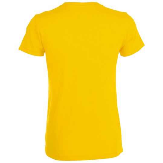 Футболка женская REGENT WOMEN желтая, размер XL