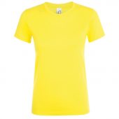 Футболка женская REGENT WOMEN лимонно-желтая, размер XL