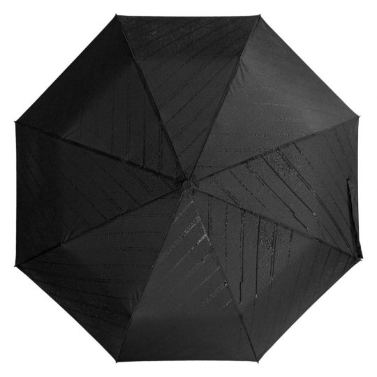 Зонт складной Magic с проявляющимся рисунком, черный