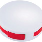 USB Hub “Round”, на 4 порта, белый/красный, арт. 006248503