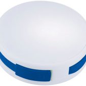 USB Hub “Round”, на 4 порта, белый/ярко-синий, арт. 006248603