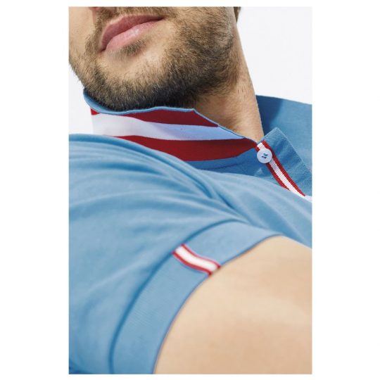 Рубашка поло мужская PATRIOT ярко-синяя, размер S
