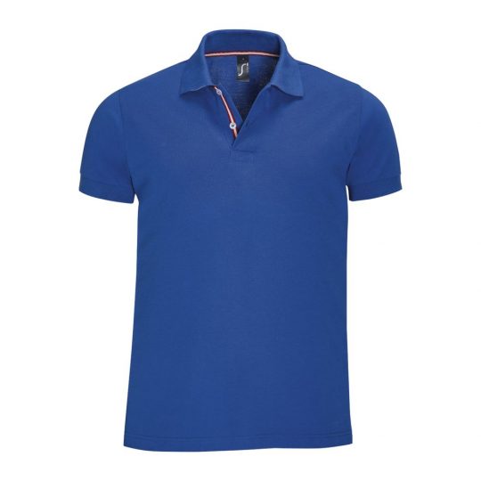 Рубашка поло мужская PATRIOT ярко-синяя, размер XL