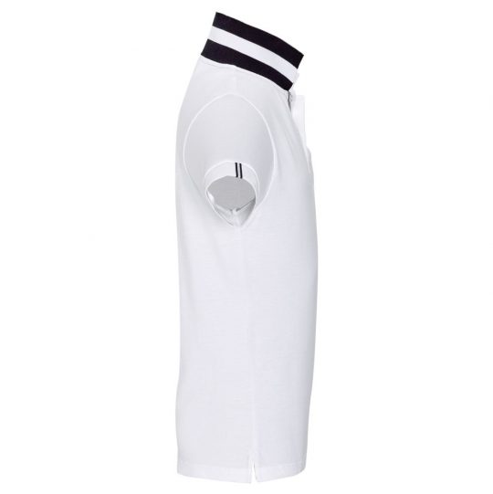 Рубашка поло мужская PATRIOT белая с черным, размер XL