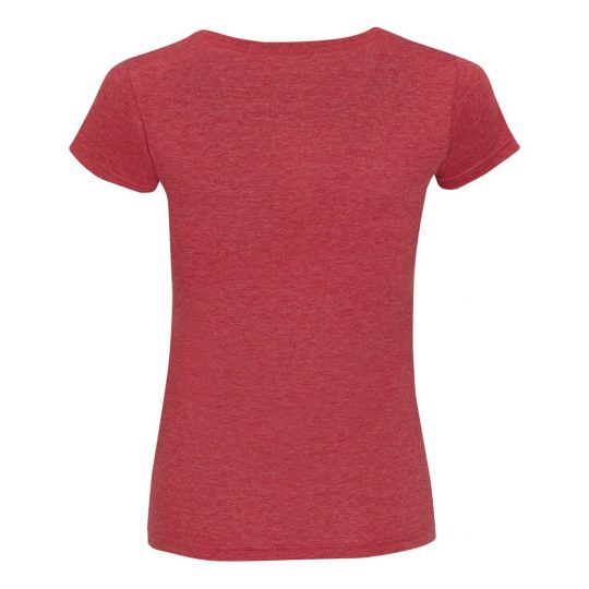 Футболка женская MIXED WOMEN, красный меланж, размер XL