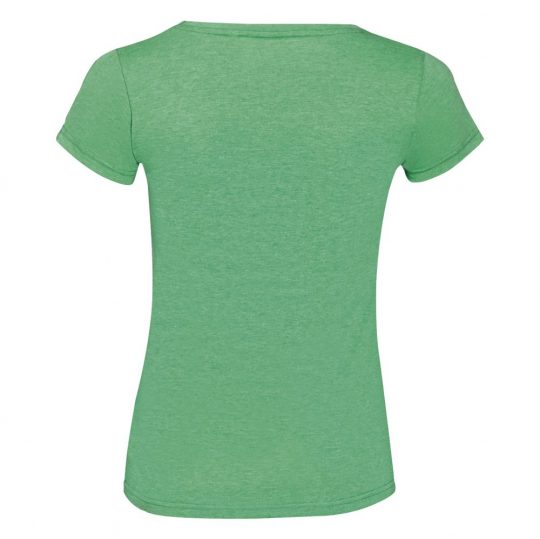 Футболка женская MIXED WOMEN, зеленый меланж, размер XL