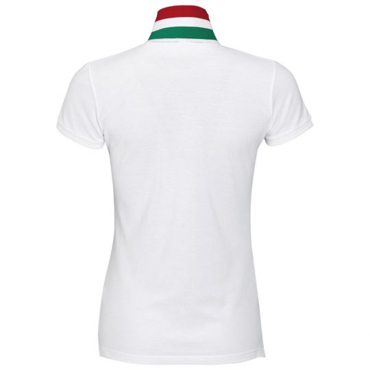 Рубашка поло PATRIOT WOMEN белая с красным, размер XL