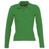 Рубашка поло женская PODIUM ярко-зеленая, размер M