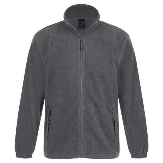 Куртка мужская North, серый меланж, размер 3XL