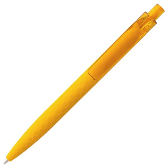 Ручка шариковая Prodir QS04 PRT Soft Touch, желтая