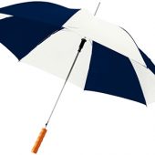 Зонт-трость “Lisa” полуавтомат 23″, темно-синий/белый, арт. 009095503