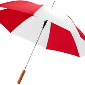 Зонт-трость “Lisa” полуавтомат 23″, красный/белый, арт. 009095603