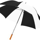 Зонт Karl 30″ механический, черный/белый, арт. 009096303