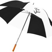 Зонт Karl 30″ механический, черный/белый, арт. 009096303